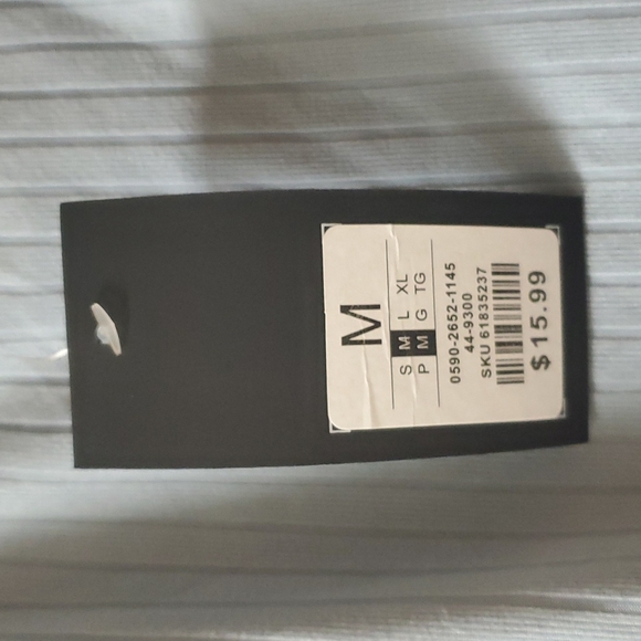 Light Blue V Neck Bodysuit - Picture 5 of 5